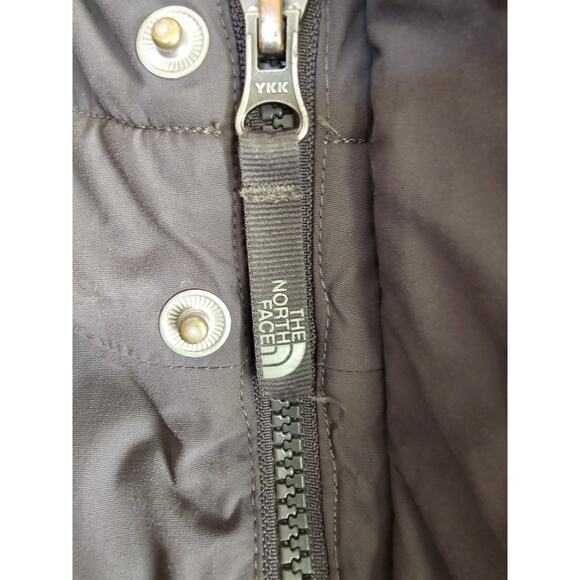 THE NORTH FACE HyVent 550 Gray Hood Coat Puffer Jacket Youth Medium Gift Winter - Picture 7 of 11